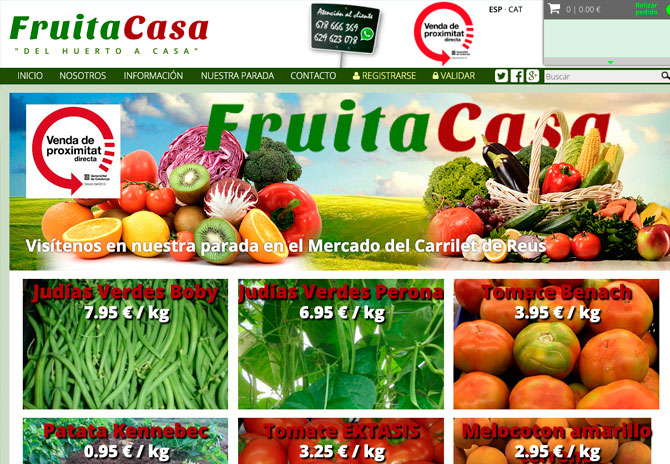 Tienda online Reus Tarragona -  Fruitacasa